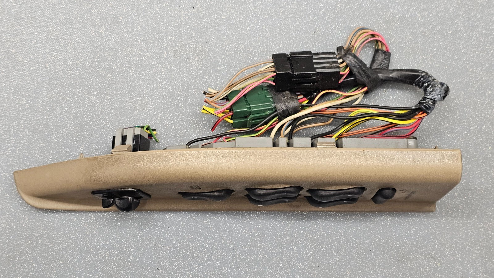 🔥98-02 Crown Victoria Grand Marquis Power Left Driver Master Window Switch Tan
