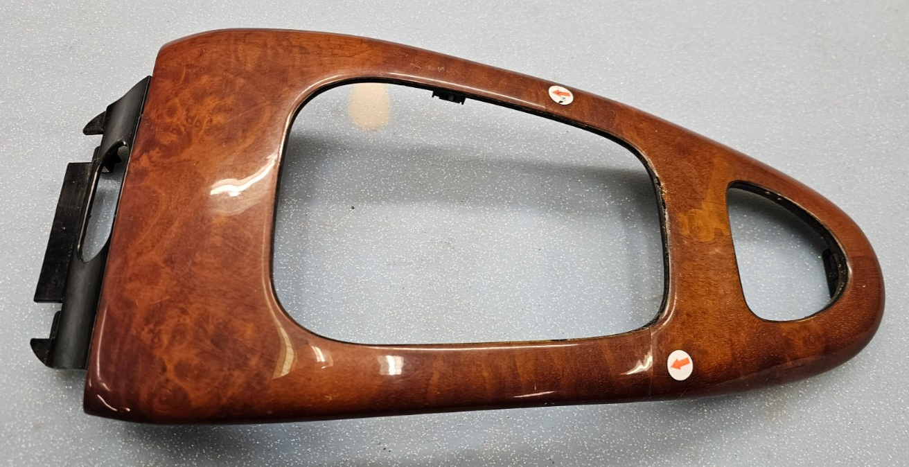 🔥2003-2011 Saab 9-3 Gear Shift Center Console Trim Cover Panel Woodgrain