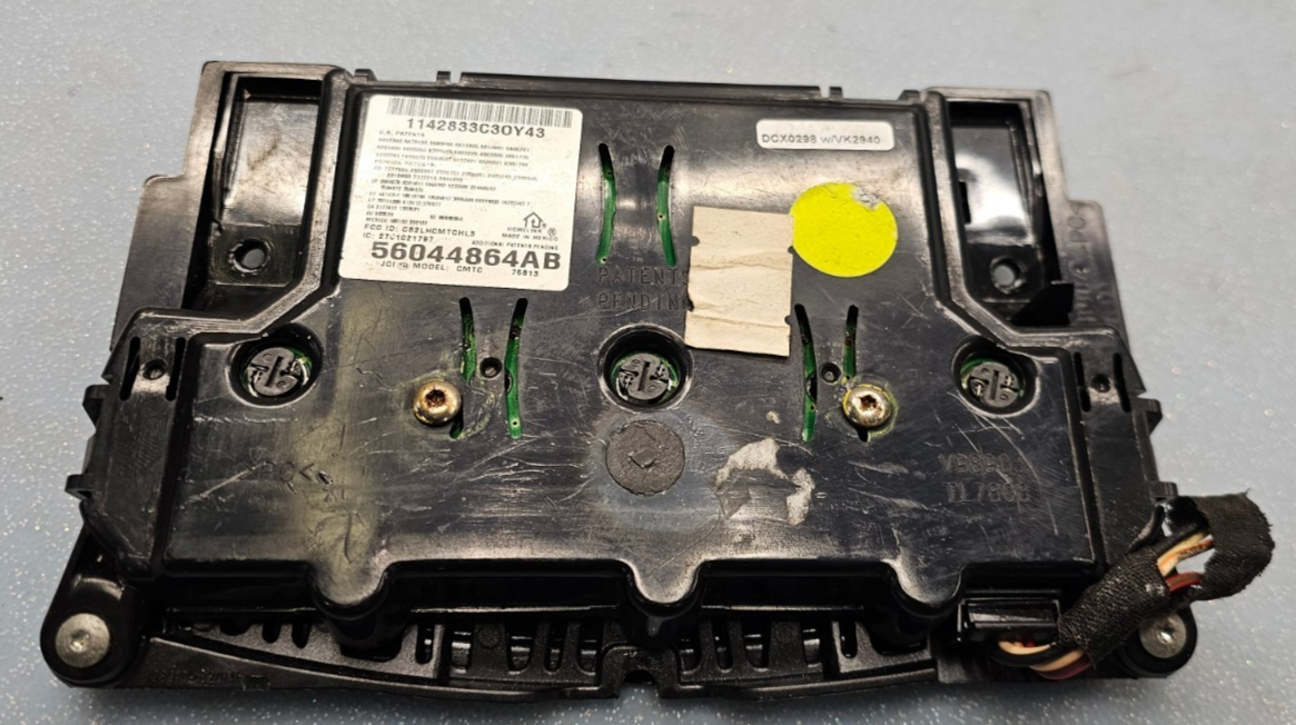 🔥02-05 Dodge RAM Overhead Console DOME Map Compass Module Assembly Black