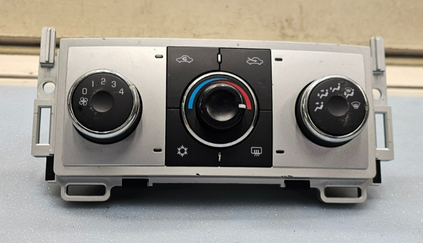 🔥08-12 Malibu Dash  Heater Climate Temperature Control Air Conditioner Silver