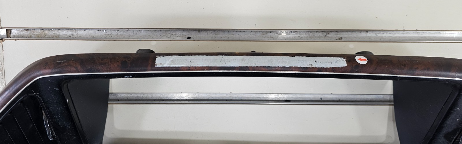 🔥87-91 Ford F150 F250 BRONCO Dash Instrument CLUSTER Bezel Speedometer Wood