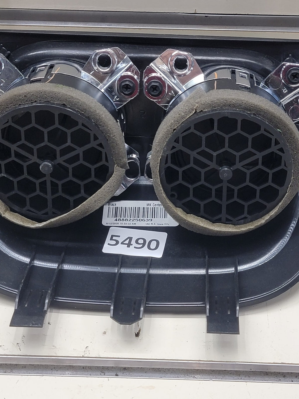 2010-2016 Jeep Compass Patriot Center Radio Climate Dash Trim Bezel Vents Black