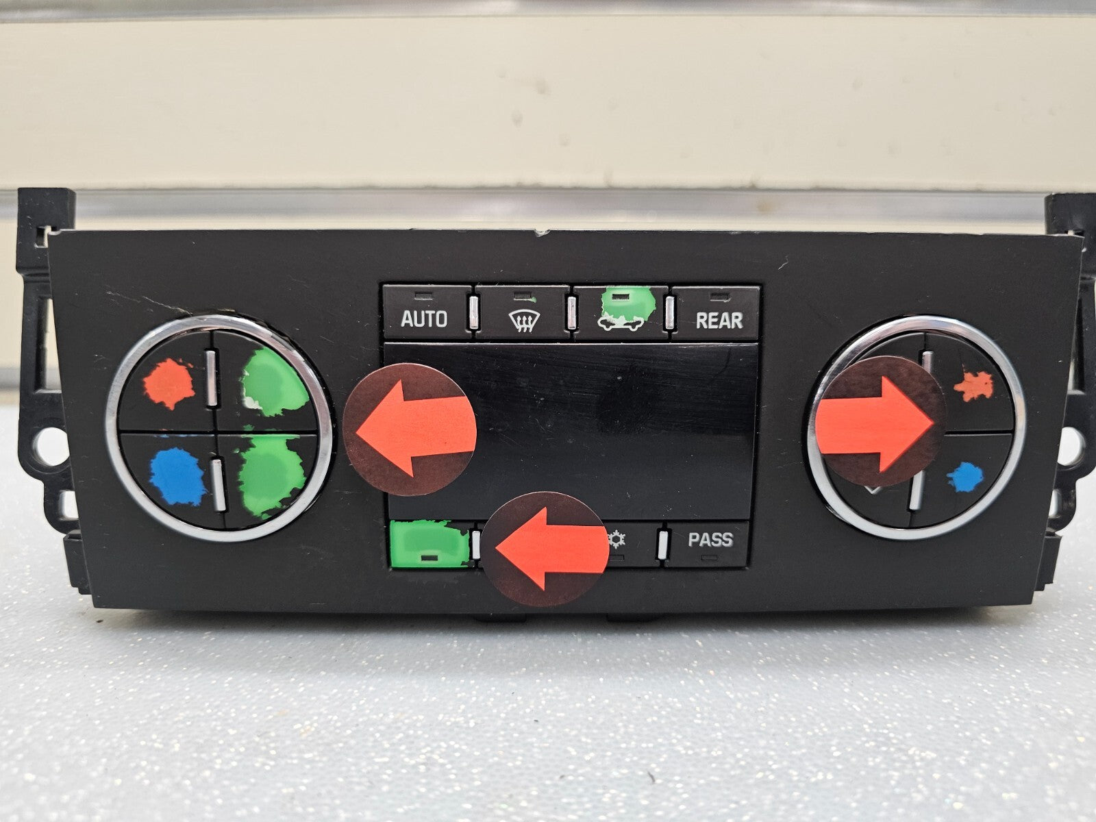 07-11 Silverado Sierra YUKON Dash Heater AC CLIMATE Control Temperature Digital