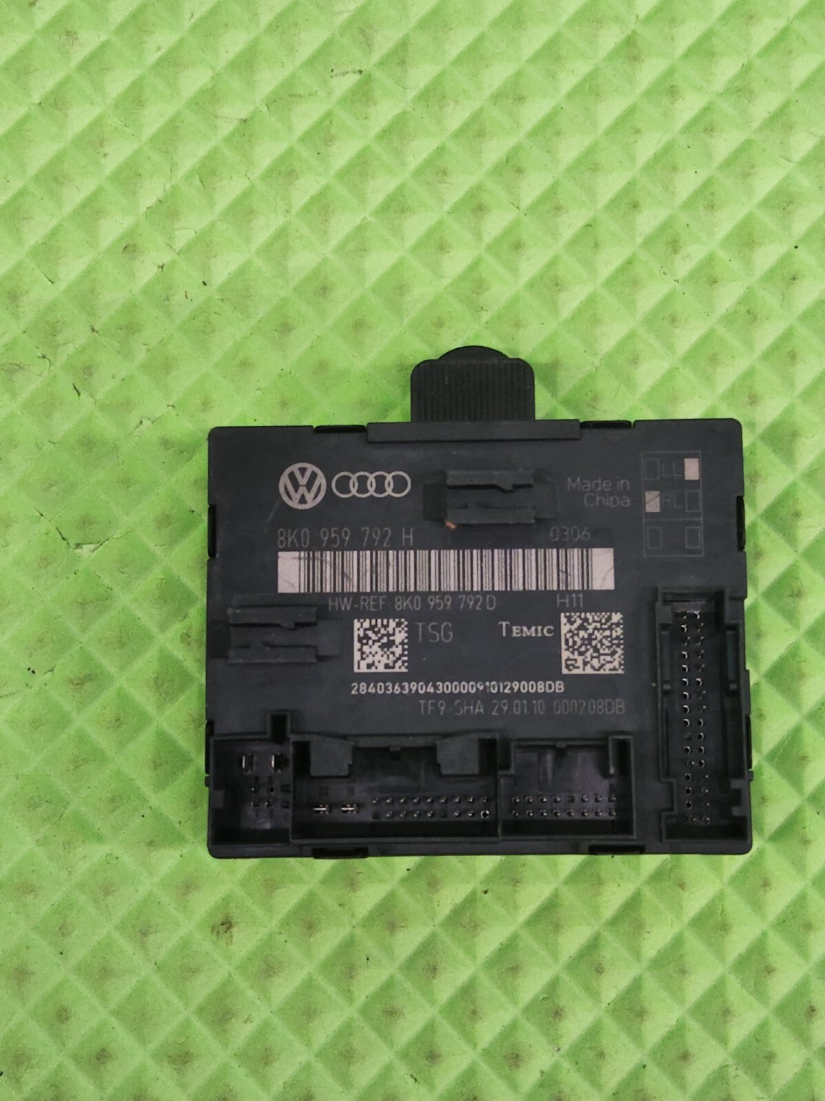 🔥09-16 AUDI A4 B8 DOOR COMPUTER CONTROL MODULE REAR RIGHT PASSENGER SIDE BLACK