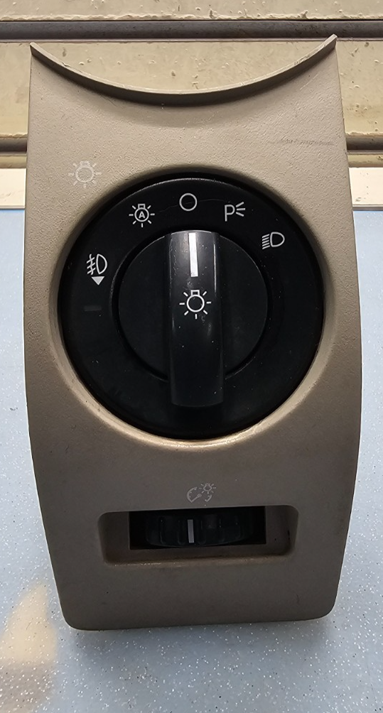 🔥06-10 Ford Explorer Headlight Rocker Switch Fog Dimmer Assembly Tan OEM