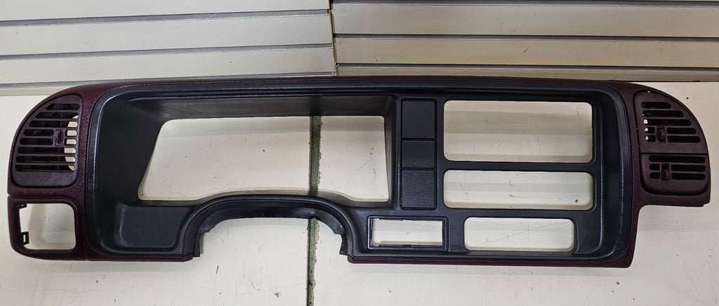 95-99 CHEVY GMC TRUCK SILVERADO CK Cluster Gauge Speedo Dash Bezel Red C3