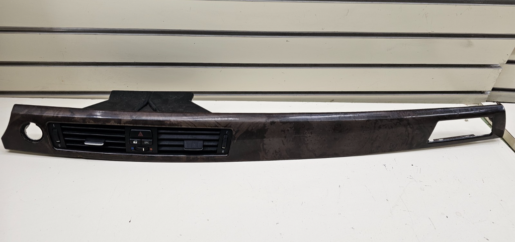 🔥06-13 BMW E90 E92 FRONT RIGHT PASSENGER DASH TRIM PANEL VENT WALNUT WOODGRAIN