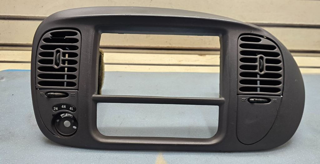 🔥97-03 Ford F-150 Dash Radio Stereo Climate BEZEL Trim Panel Line DK GRAY B1
