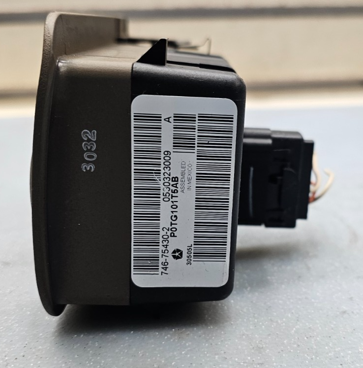 01-07 Caravan Town Country Headlight Fog Light Mirror Power Control Switch TAN