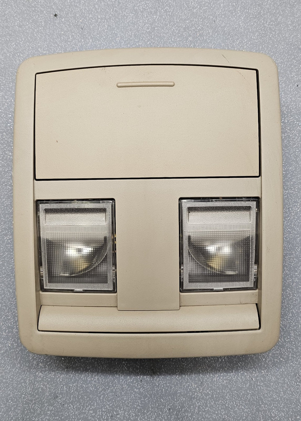 05-07 Dodge Charger 13-18 Challenger Overhead Console Dome Map Light Storage Tan
