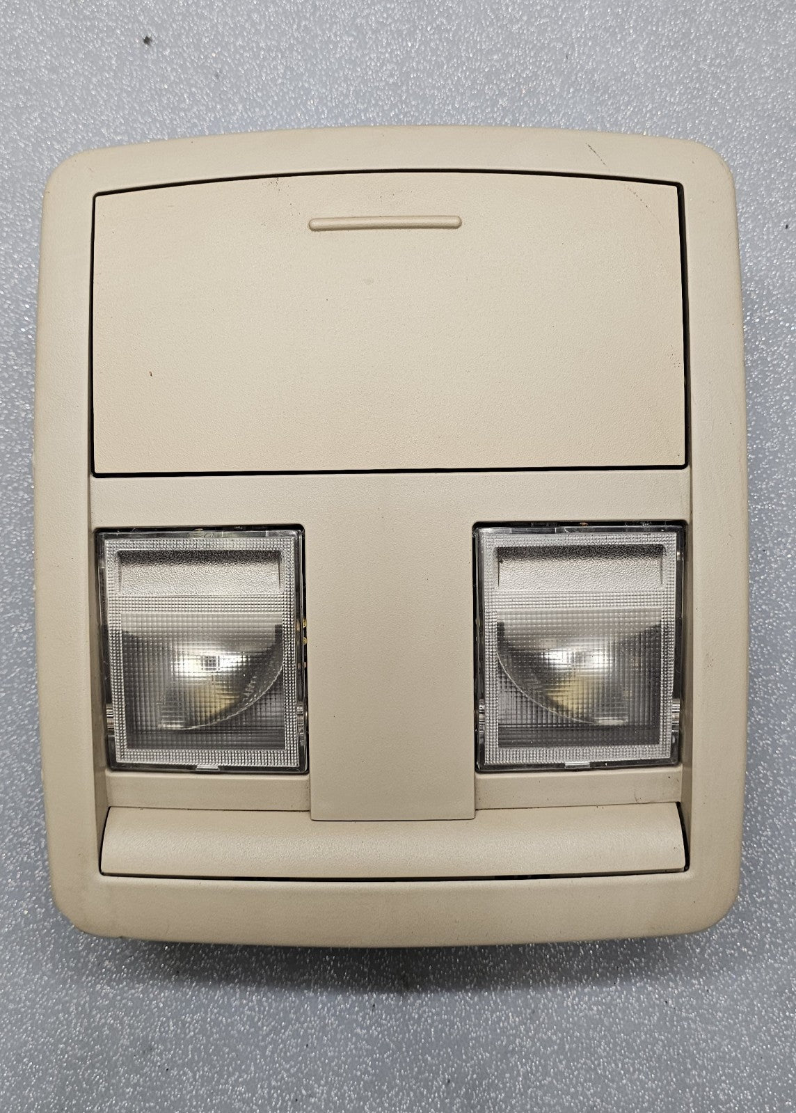05-07 Dodge Charger 13-18 Challenger Overhead Console Dome Map Light Storage Tan