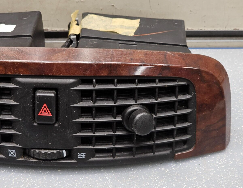 03-07 CADILLAC CTS SRX CENTER DASH AIR VENT HEATER CONDITIONING BEZEL TRIM WOOD
