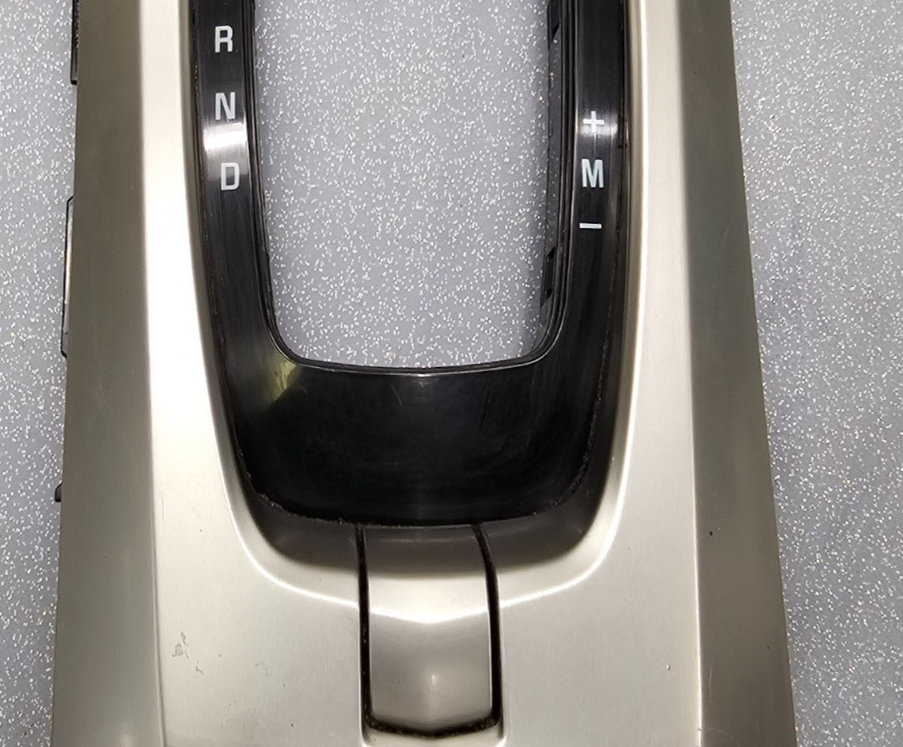 🔥08-13 CADILLAC CTS FLOOR SHIFTER BEZEL COVER PANEL TRIM SILVER OEM