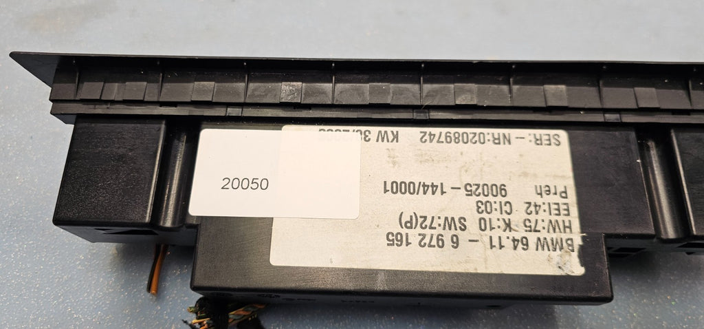 🔥00-06 BMW X5 E53 Dash Heater A/C HVAC Climate Temperature Control Black