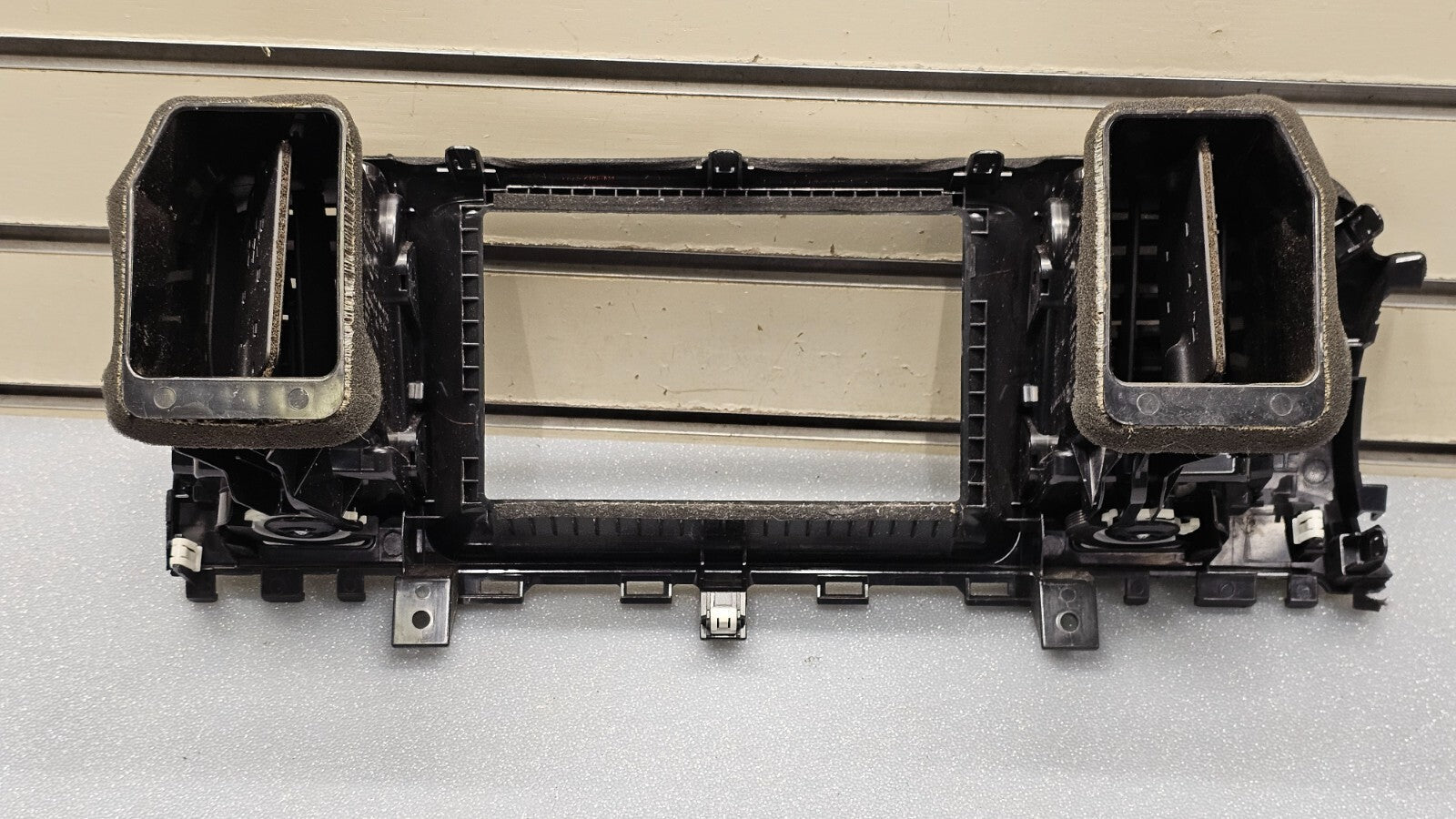 🔥09-14 MURANO SL CENTER DASH AM FM RADIO STEREO BEZEL TRIM PANEL ASSEMBLY BLACK