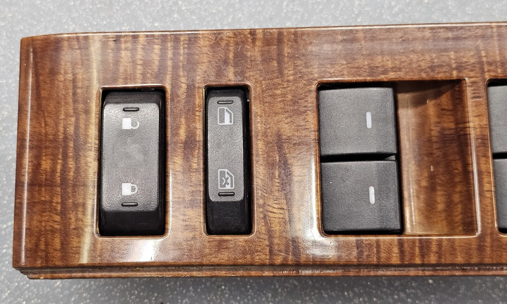 🔥06-10 EXPLORER MOUNTAINEER FRONT LEFT DRIVER MASTER WINDOW LOCK SWITCH WOOD