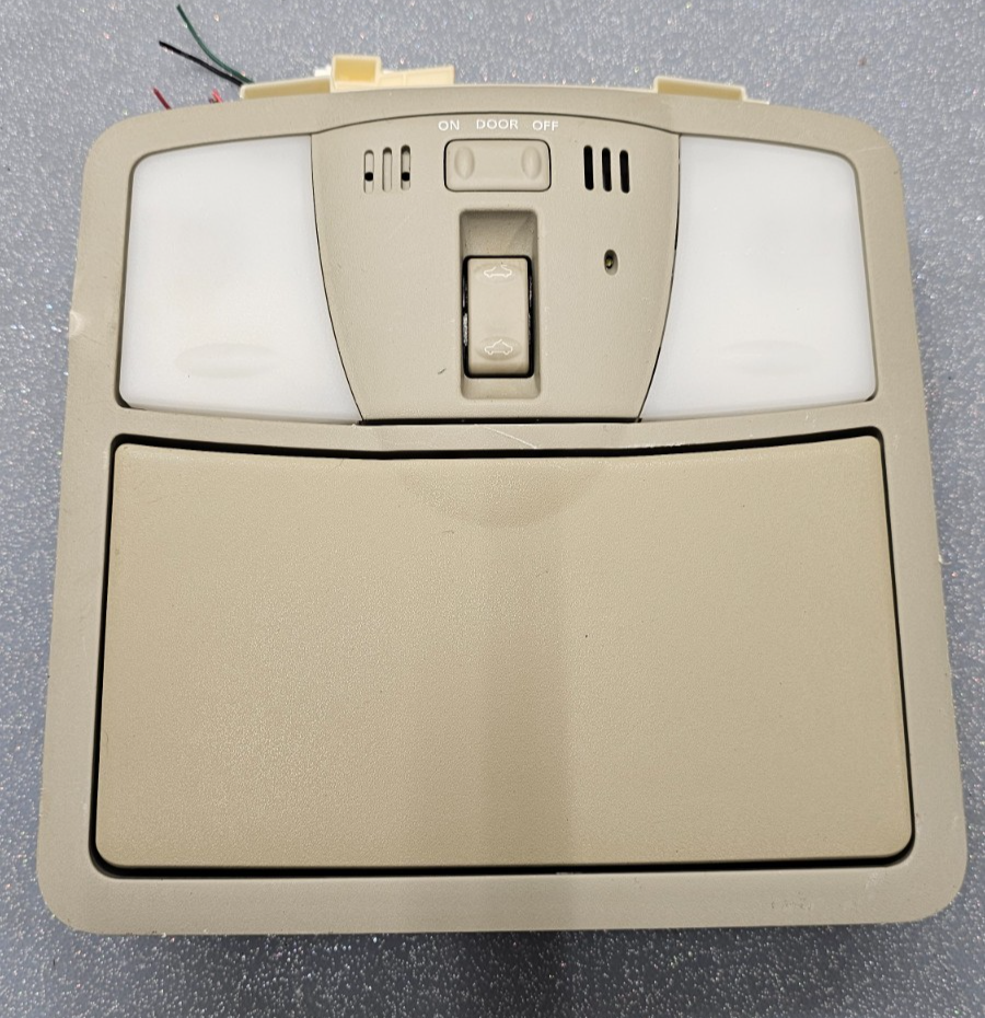 🔥09-14 Maxima Murano Rogue Overhead Console Storage Dome Map Light Lamp Tan