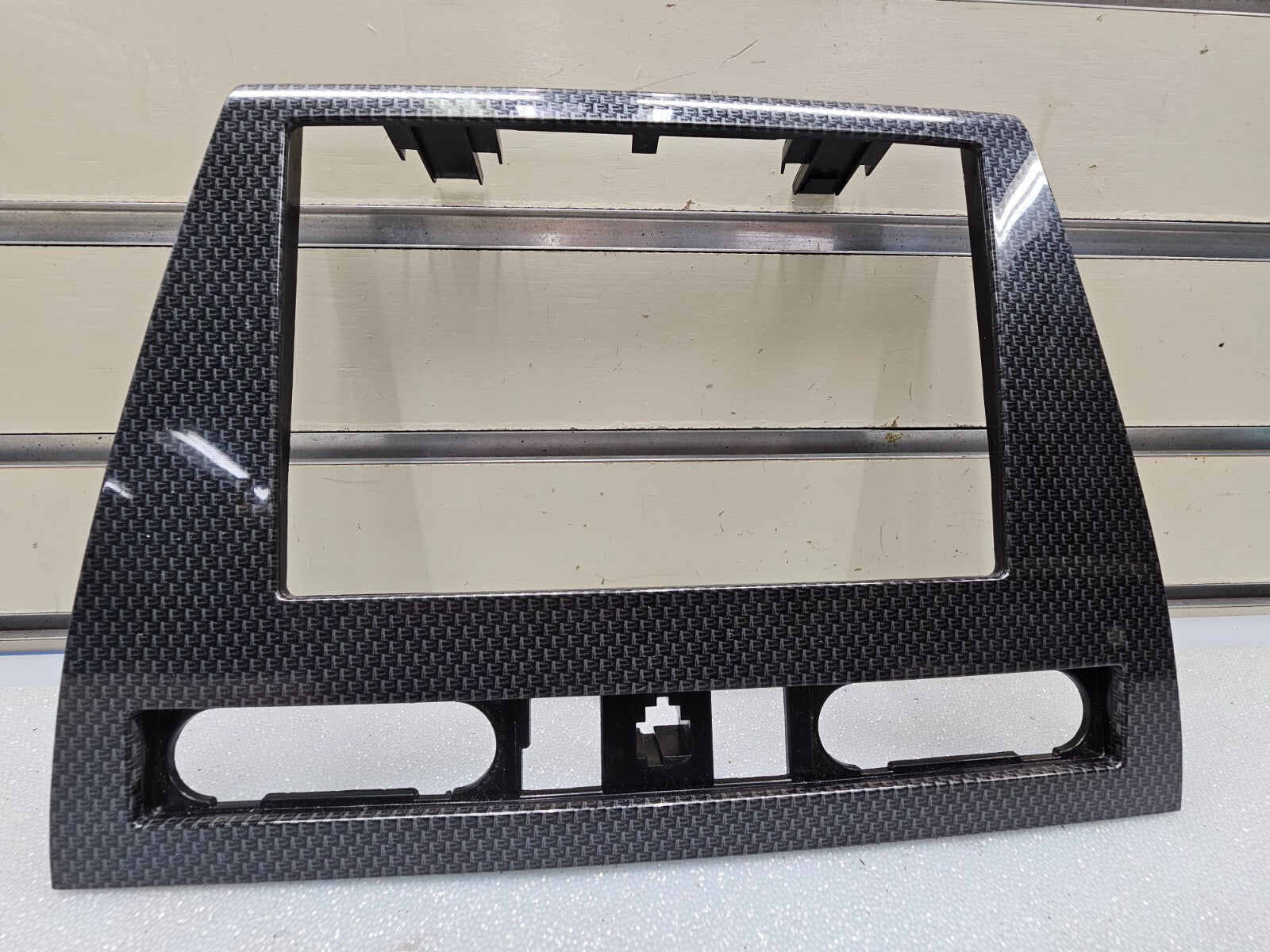 🔥2006-2009 Ford Fusion Mercury Milan Dash Panel Radio Bezel CARBON Black