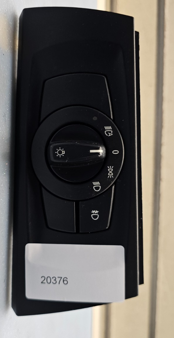 🔥07-13 BMW E92 E93 335i HEADLIGHT FOG LIGHT CONTROL SWITCH W TRIM OEM
