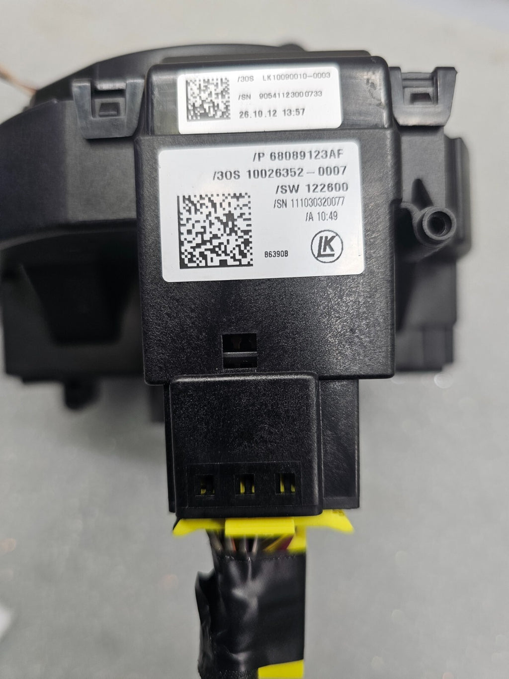13-16 DODGE DART FRONT TURN SIGNAL WIPER SWITCH COLUMN CLOCK SPRING ASSEMBLY