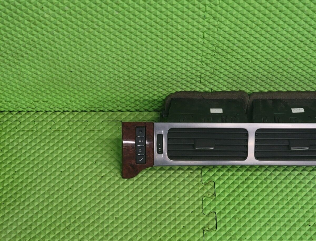 07-14 Yukon Tahoe Suburban Burl Front Dash Belt Trim A/C Vents F201 woodgrain
