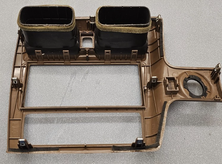 🔥95-99 Toyota Avalon Dash AM FM Radio Display Stereo Bezel Trim Panel DK TAN