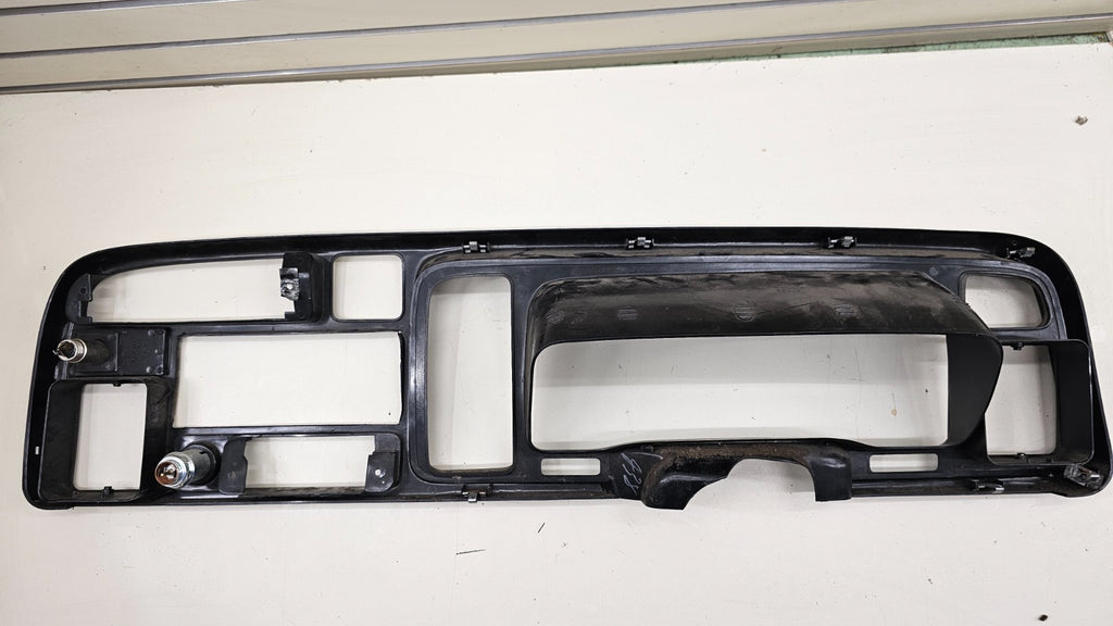 🔥94-97 Dodge Ram Dash Instrument Speedometer Cluster Bezel Panel Black/Wood