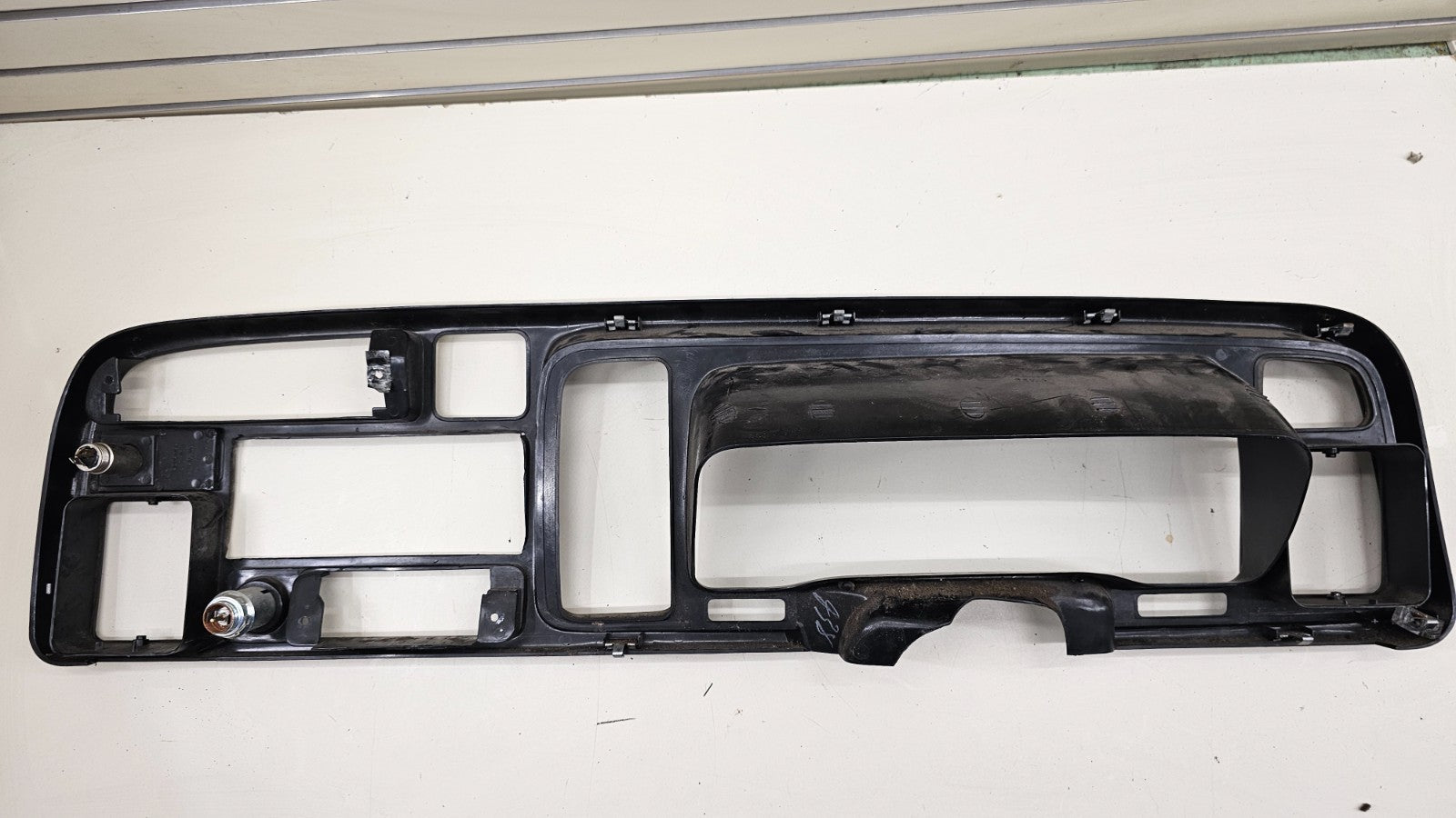 🔥94-97 Dodge Ram Dash Instrument Speedometer Cluster Bezel Panel Black/Wood