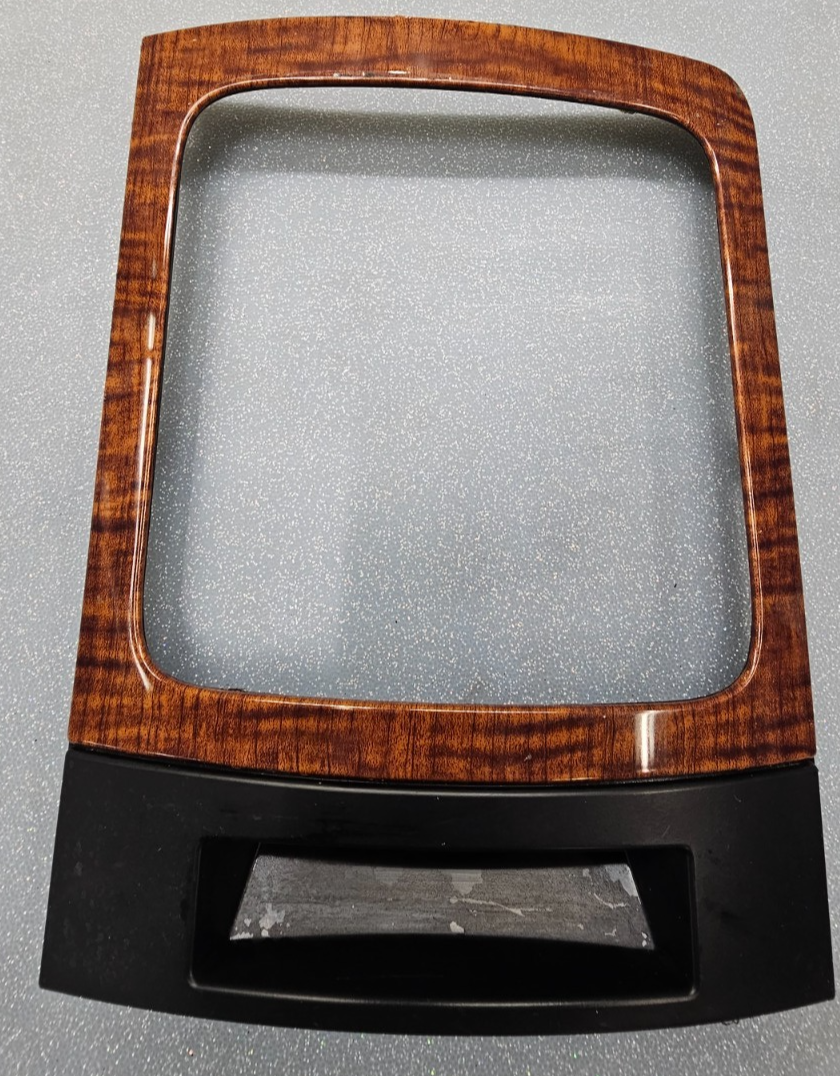 05-10 Grand Cherokee Commander Center Console Gear Shifter Indicator Bezel Wood