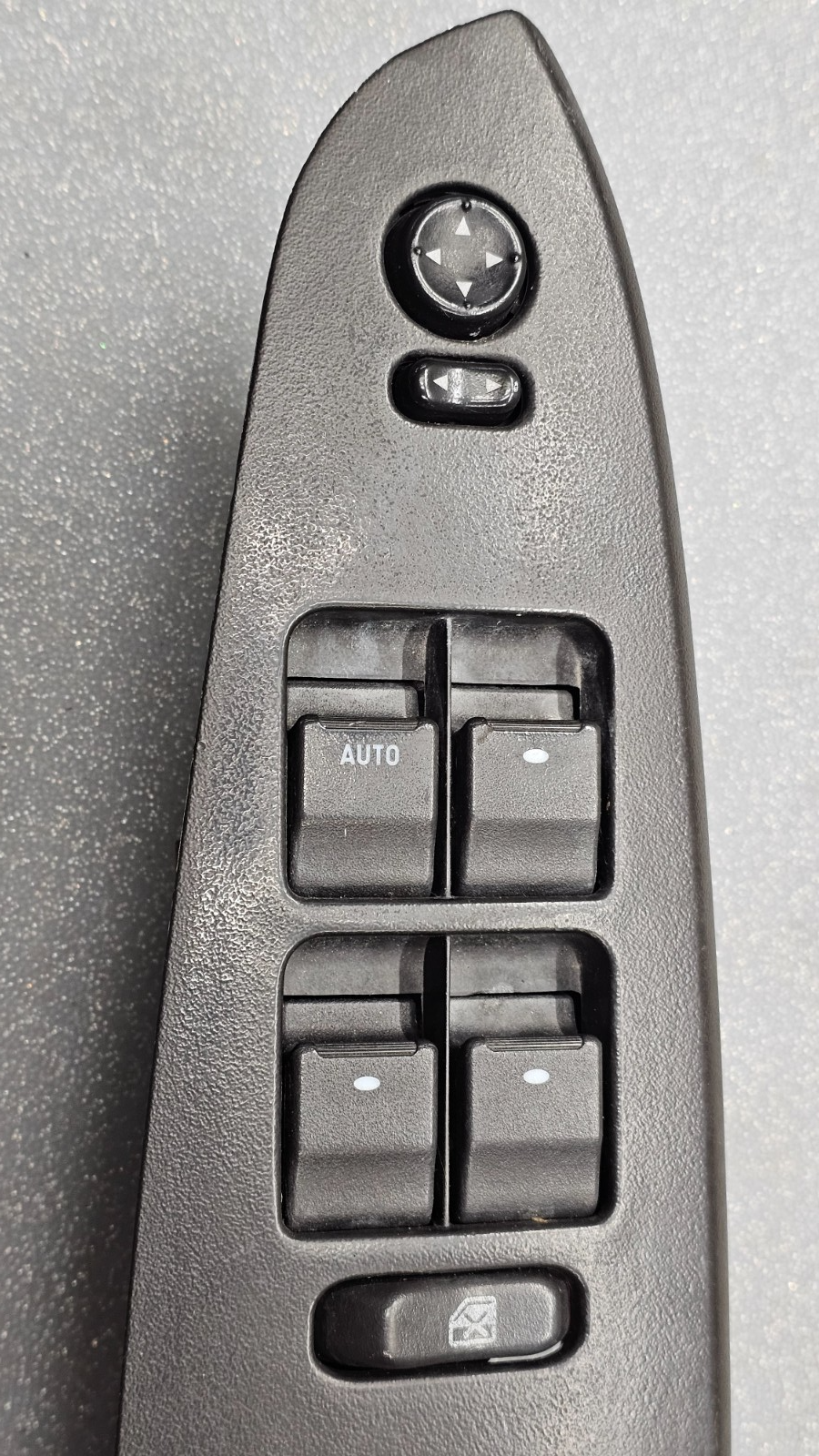 🔥09-16 CHEVY IMPALA LEFT DRIVER MASTER POWER DOOR WINDOW SWITCH BEZEL BLACK