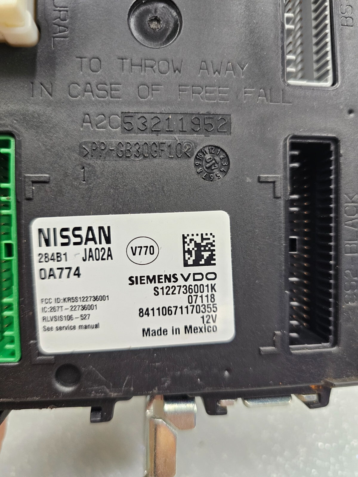 🔥2007 - 2008 Nissan Altima Body Control Module BCM BCU Unit OEM