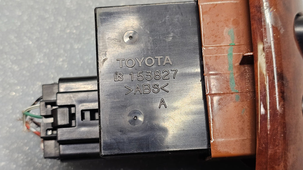 🔥04-10 Toyota Sienna Dash Hazard Defrost Light Door Switch Trim Bezel Wood