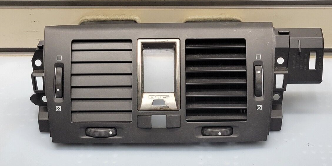 🔥06-11 OEM Cadillac DTS Center AC A/C HVAC Air Vent Heater Bezel w/Clock black