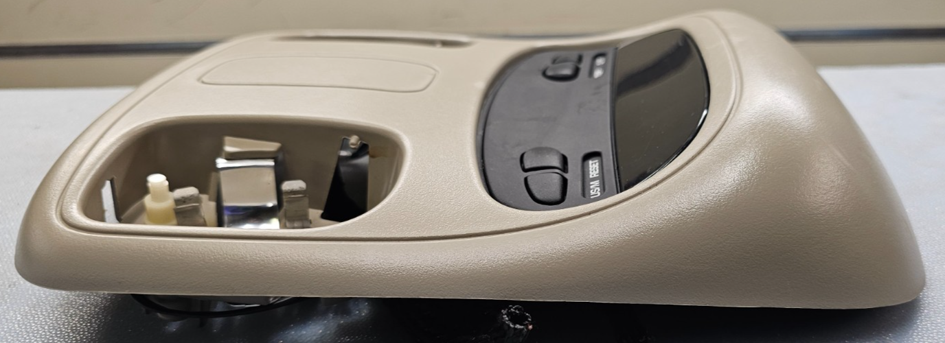 🔥02-05 RAM Overhead Console DOME Light Lamp Roof Storage Compartment TAN 05