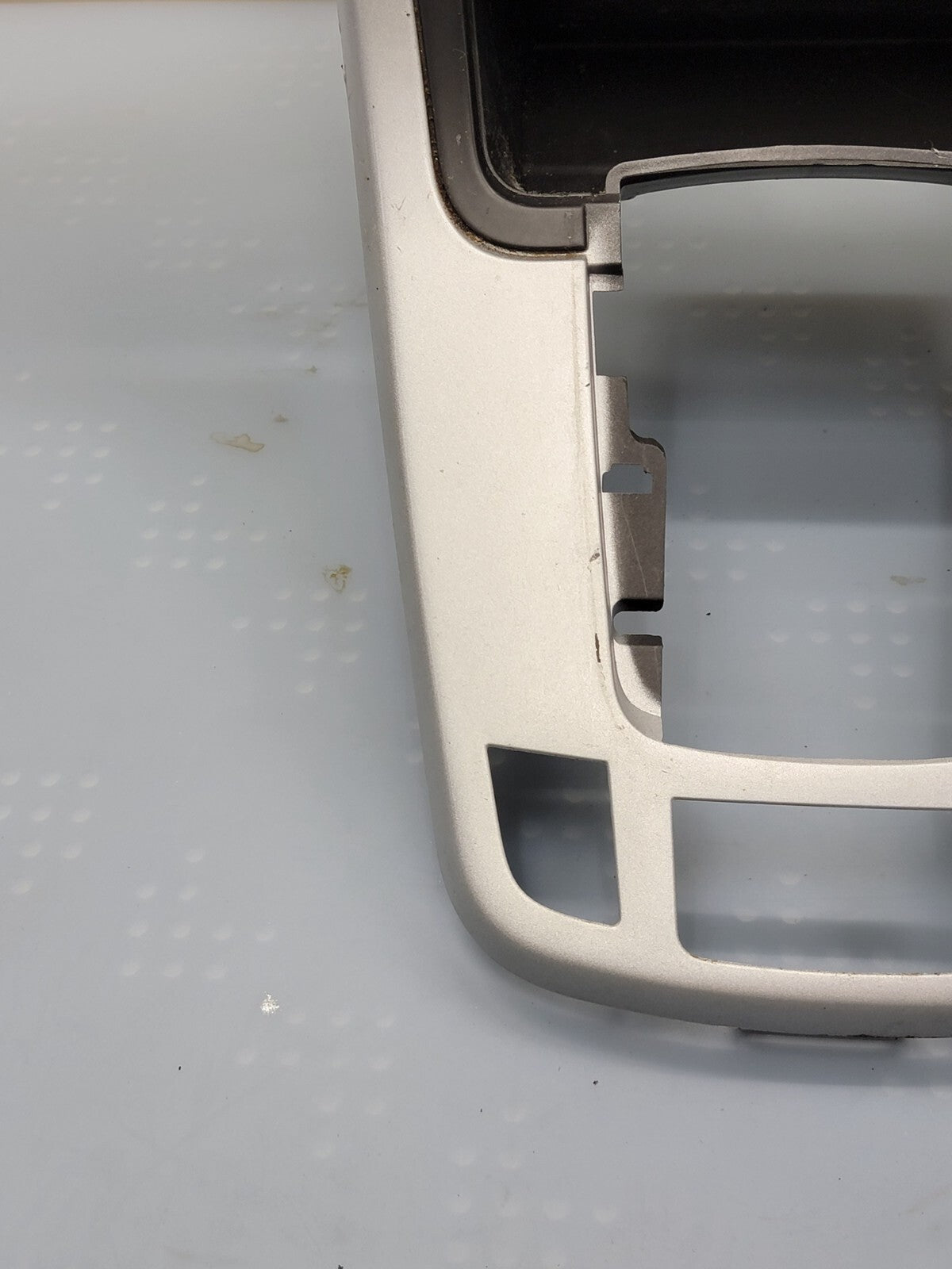 07-09 Equinox Center Dash Radio Climate Stereo Bezel Trim Panel SILVER/BLACK B43