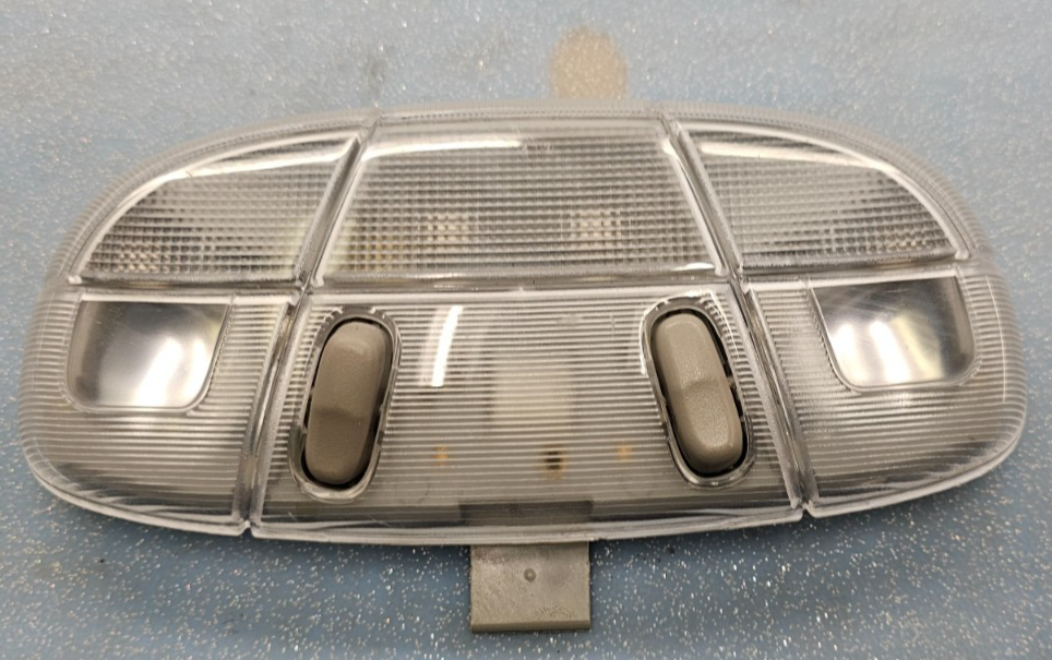 🔥06-10 FORD F150 F250 F350 FUSION OVERHEAD ROOF LIGHT LAMP DOME SWITCH TAN