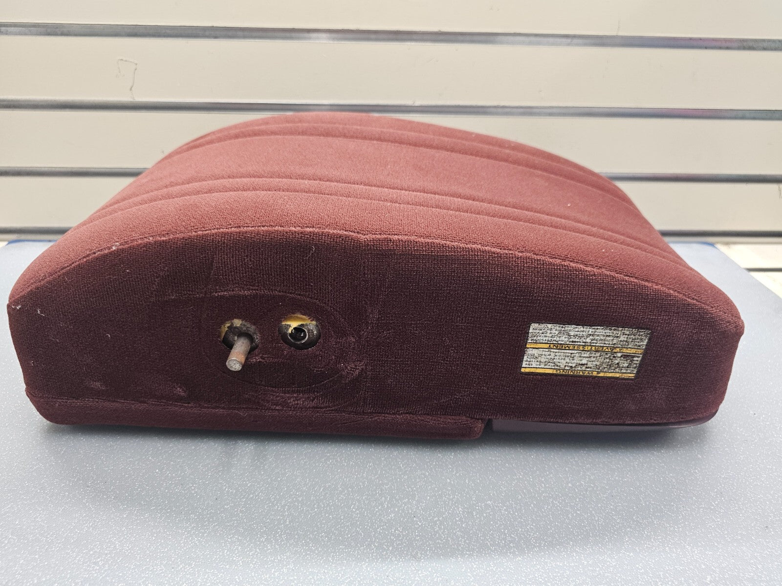 97-03Ford F150 Center Console JUMP SEAT Armrest Cloth/Leather cup holder Red JS6
