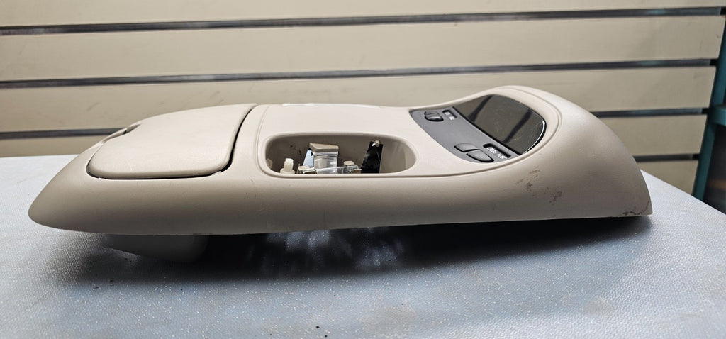 🔥02-05 RAM Overhead Console DOME Light Lamp Roof Storage Compartment TAN 05