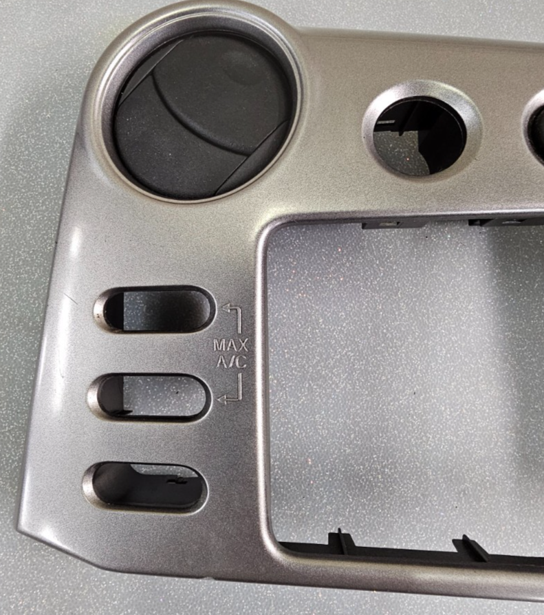 🔥03-08 Toyota MATRIX Pontiac VIBE Center Dash Radio Bezel Trim Panel SILVER B26