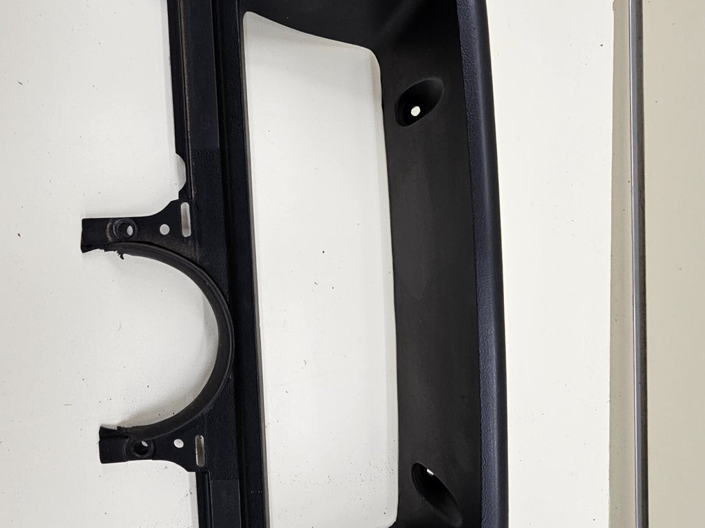 87-91 Ford F150 BRONCO Dash Instrument CLUSTER Bezel Speedo Gauge Trim BLACK C11