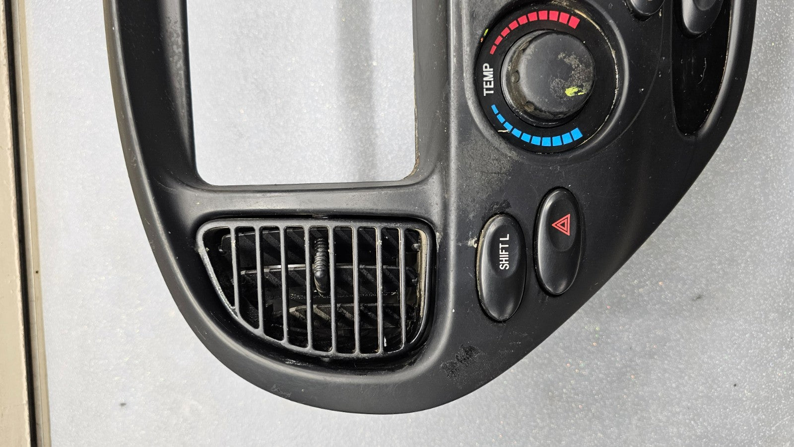 01-04 Sequoia Center Dash Radio Climate Control Surround Bezel Trim  Black OEM