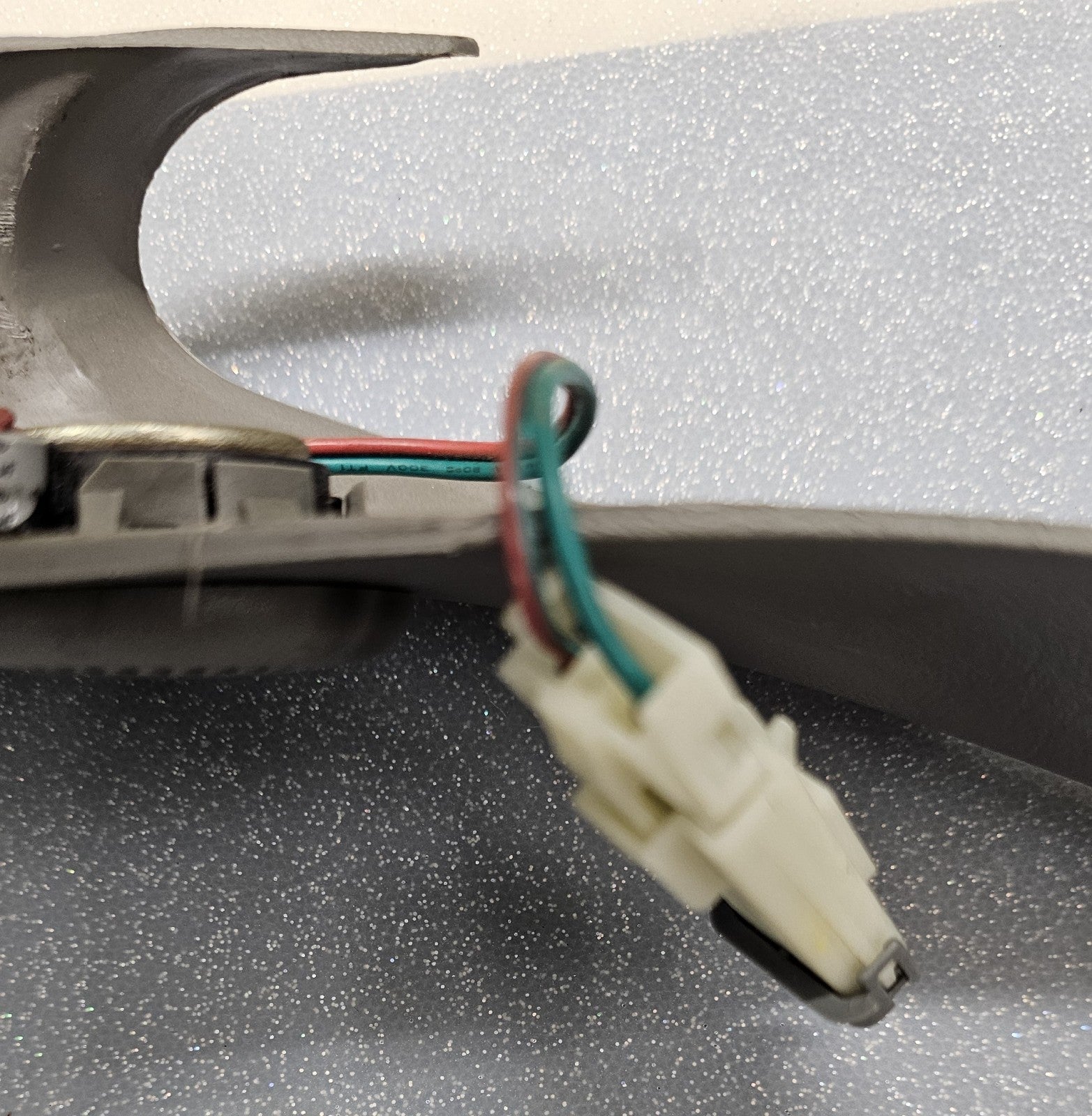99-06 SILVERADO SIERRA Molding A PILLAR Trim LEFT Driver Speak Light GRAY p3