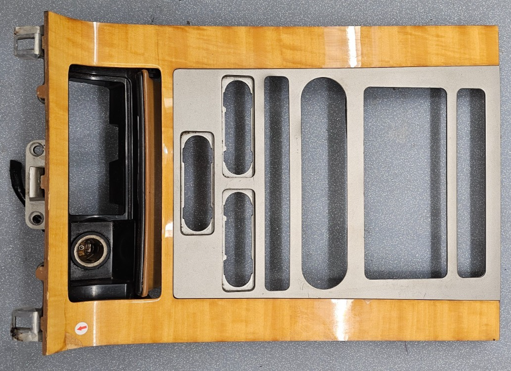🔥07-14 NAVIGATOR CLIMATE CONTROL DASH AM FM RADIO STEREO TRIM PANEL BEZEL WOOD