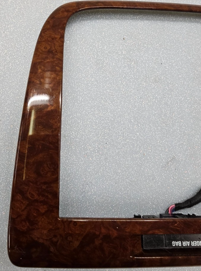 🔥06-13 Impala Center Dash AM FM Radio Stereo Trim Panel Bezel Woodgrain OEM