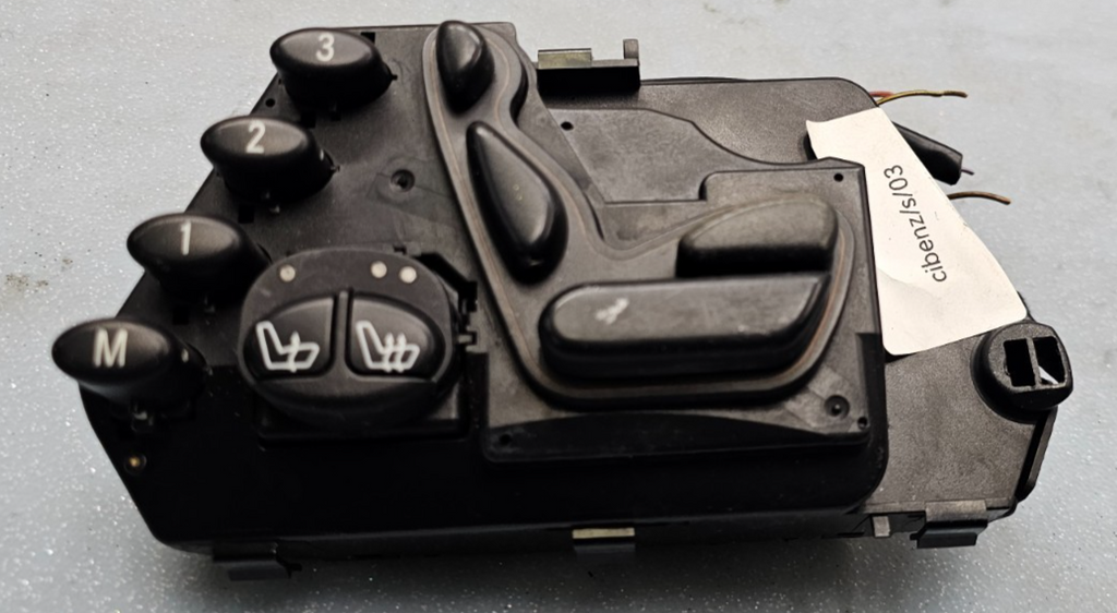 🔥00-06 Mercedes S500 S600 Memory Seat Heat Control Switch Assembly Black OEM