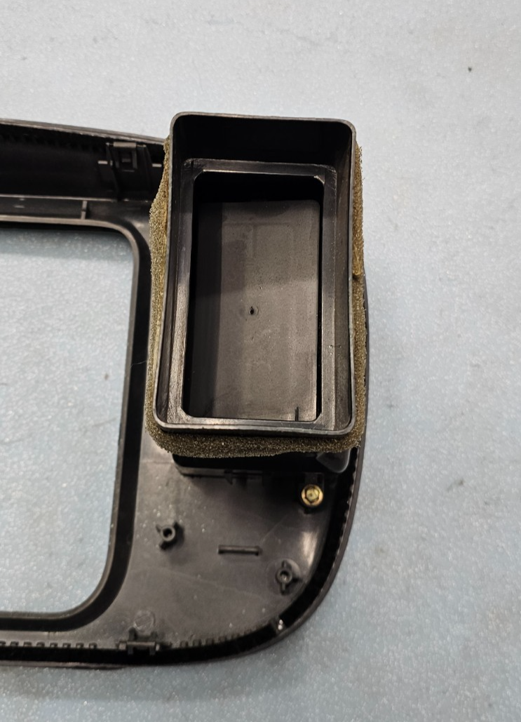 🔥97-03 Ford F150 Dash FM Radio Climate Trim Stereo BEZEL Panel Wood/Gray B1