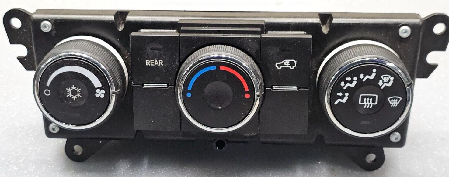 🔥09-12 CHEVY TRAVERSE DASH CENTER AC HEATER CLIMATE TEMPERATURE CONTROL UNIT