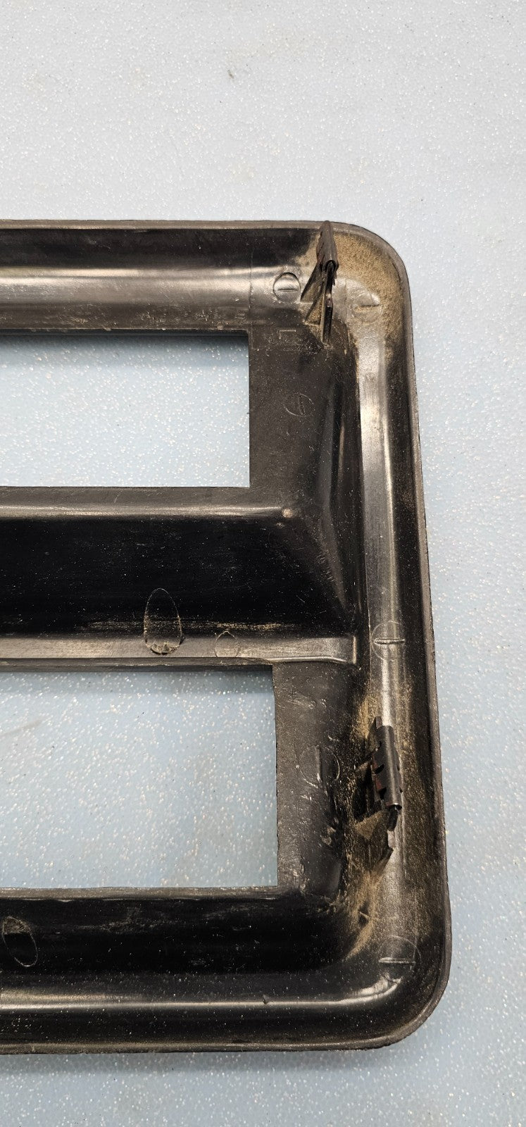 🔥87-91 Ford F150 F250 Bronco Center Dash Radio Stereo Bezel Trim Panel Black