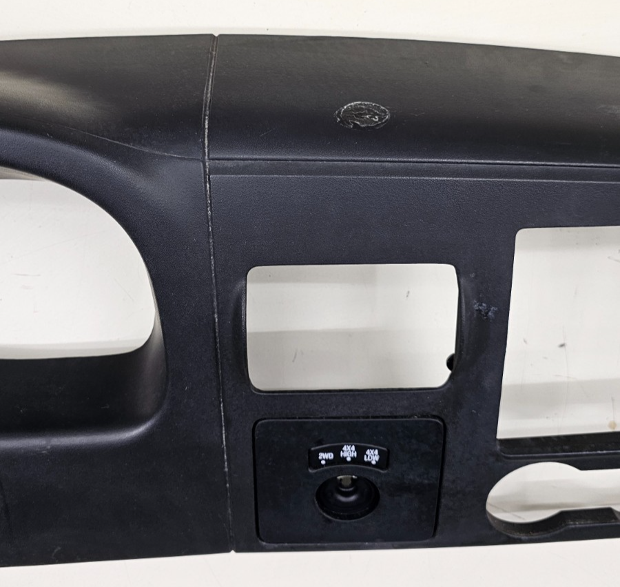 🔥05-07 Ford F250 Dash Instrument Cluster Speedometer Bezel Trim Panel Black C23