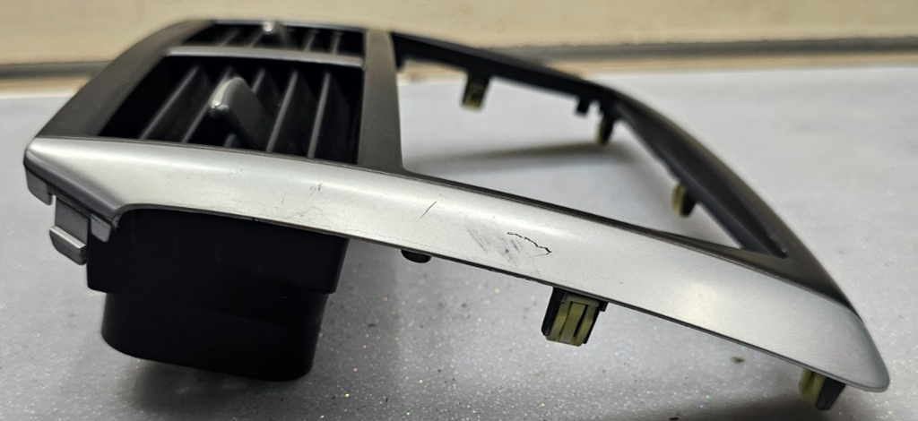 🔥08-14 FORESTER IMPREZA CENTER DASH AM FM RADIO STEREO BEZEL TRIM PANEL SILVER